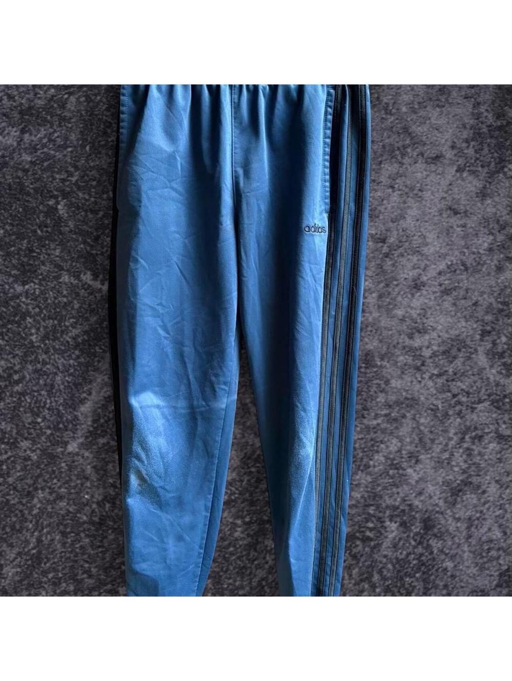 Blue Adidas track pants 💙